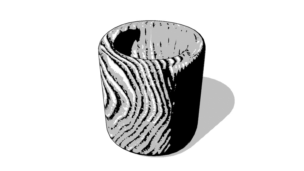 【3D素材_fbx】臼