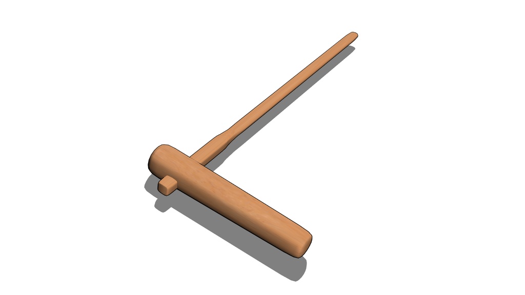 【3D素材_fbx】杵