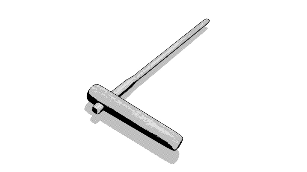 【3D素材_fbx】杵