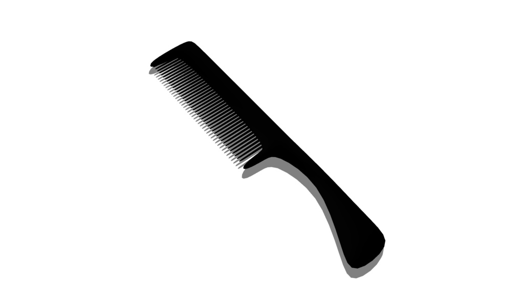 【3D素材_fbx】くし