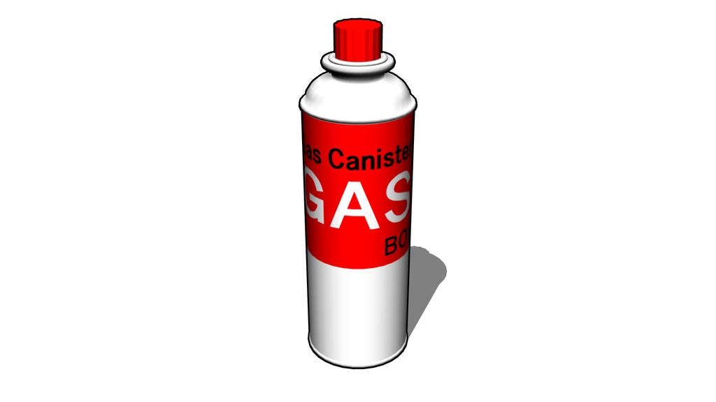 【3D素材_fbx】カセットボンベ