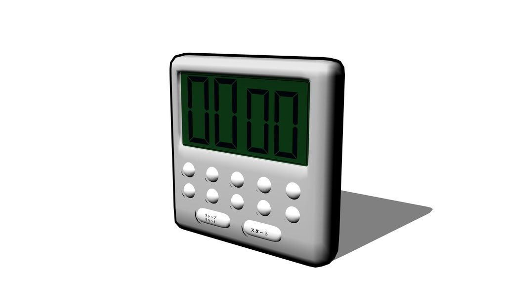 【3D素材_fbx】タイマー