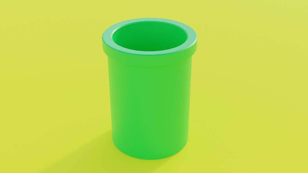 【3D素材_fbx】土管