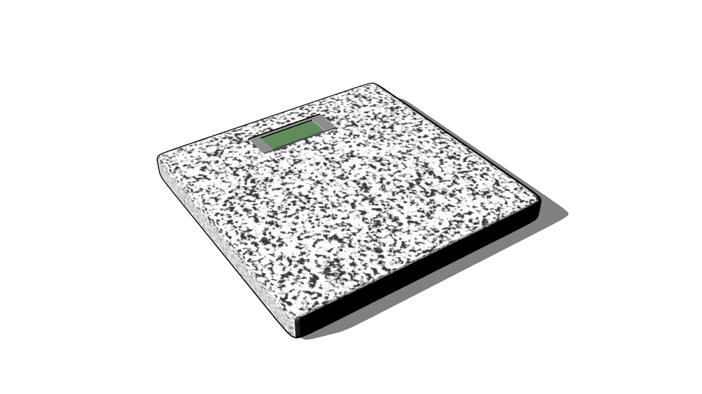 【3D素材_fbx】体重計