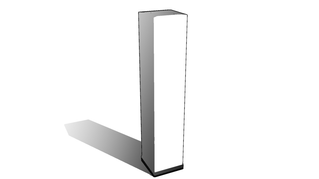 【3D素材_fbx】柱