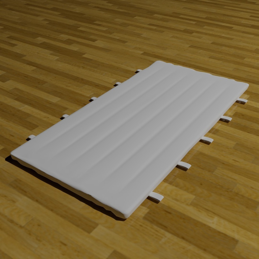 【3D素材_fbx】体育館マット