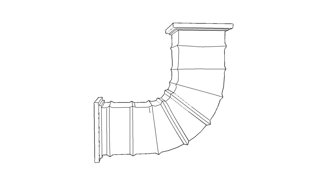 【3D素材_fbx】ダクト