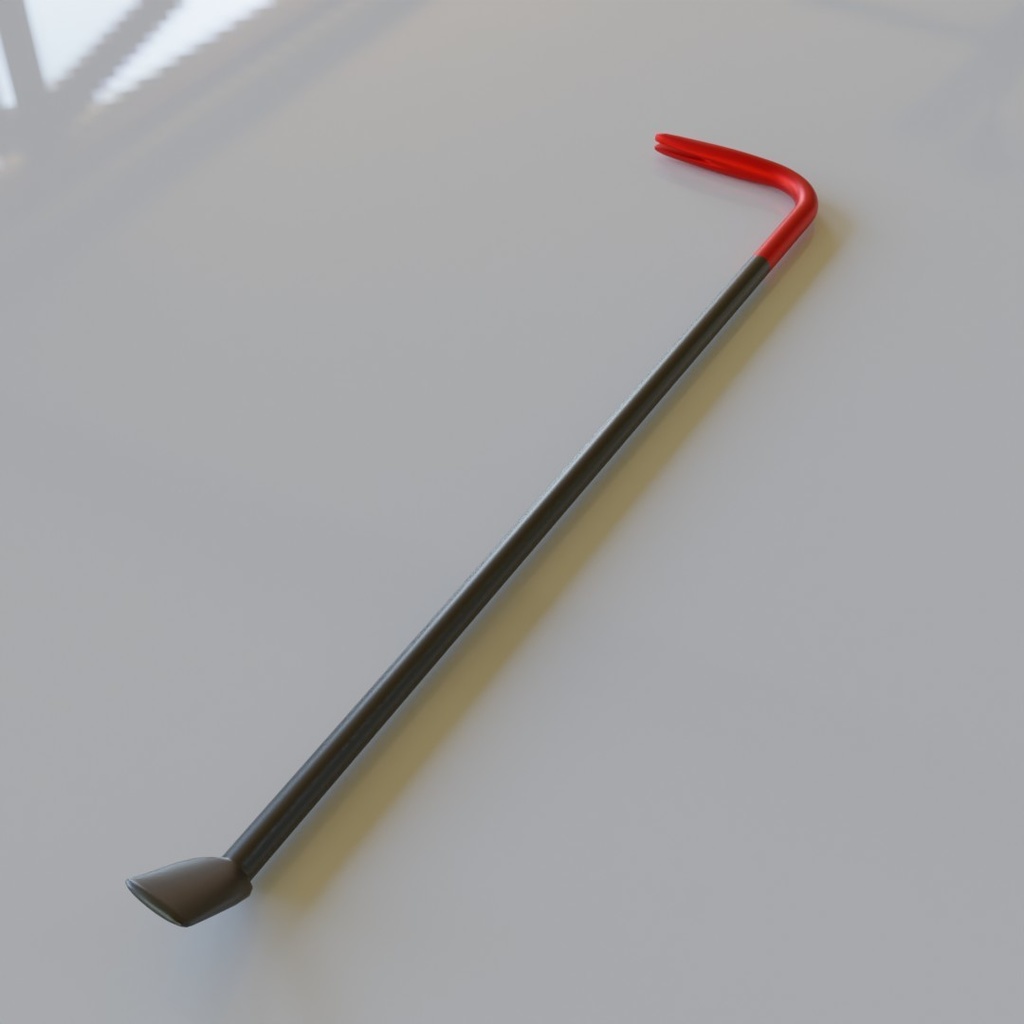 【3D素材_fbx】バール