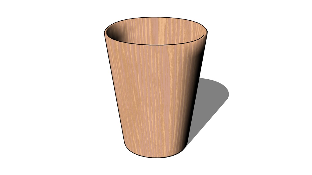 【3D素材_fbx】ゴミ箱