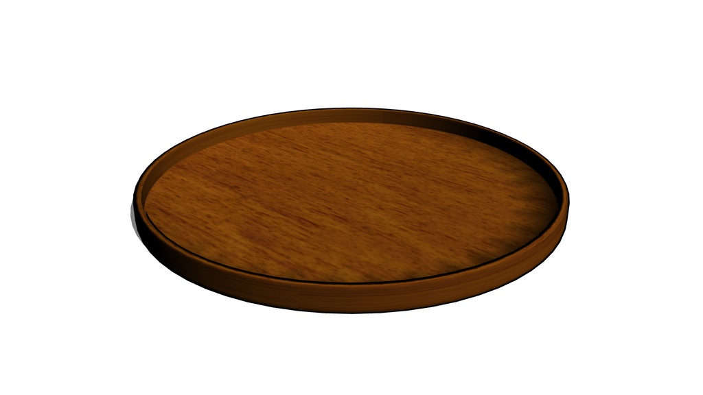 【3D素材_fbx】お盆