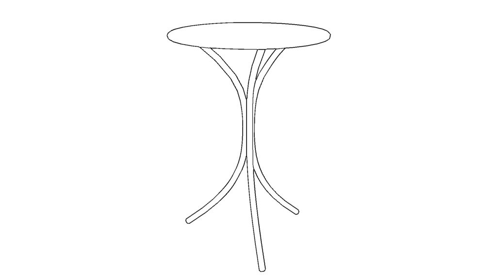 【3D素材_fbx】サイドテーブル