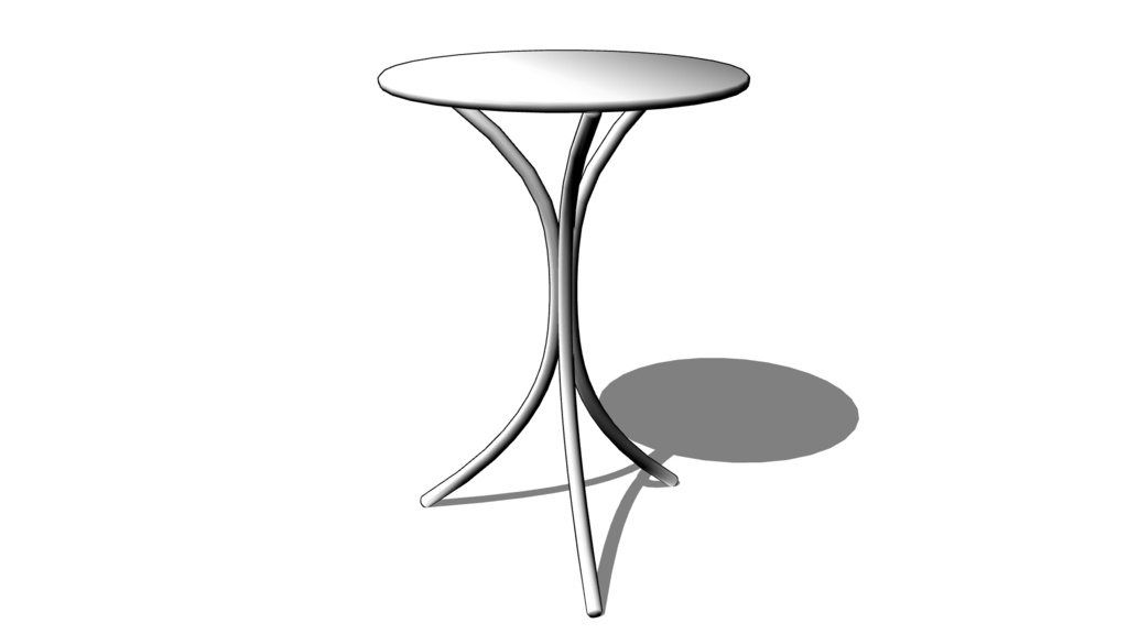 【3D素材_fbx】サイドテーブル