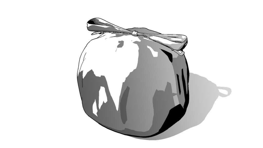 【3D素材_fbx】ごみ袋