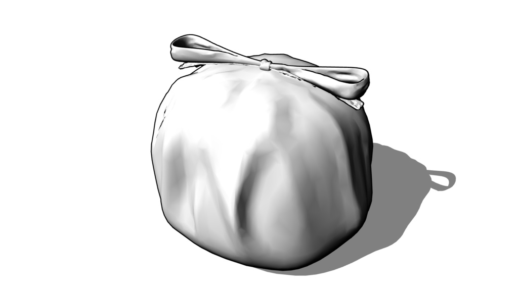 【3D素材_fbx】ごみ袋