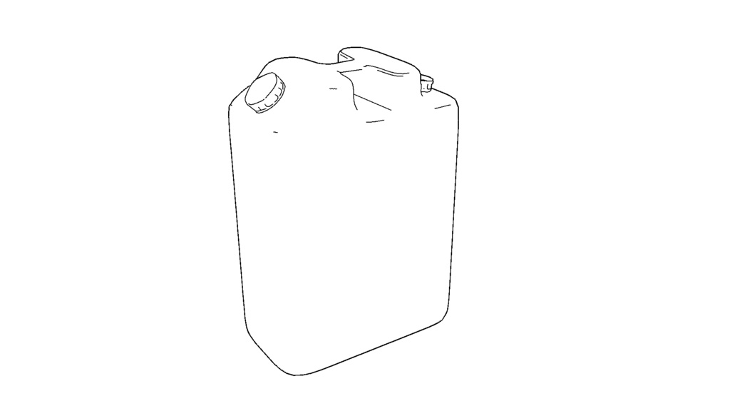 【3D素材_fbx】ポリタンク