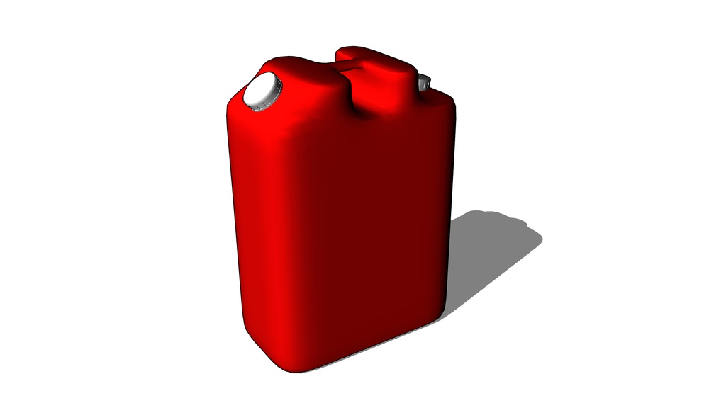 【3D素材_fbx】ポリタンク