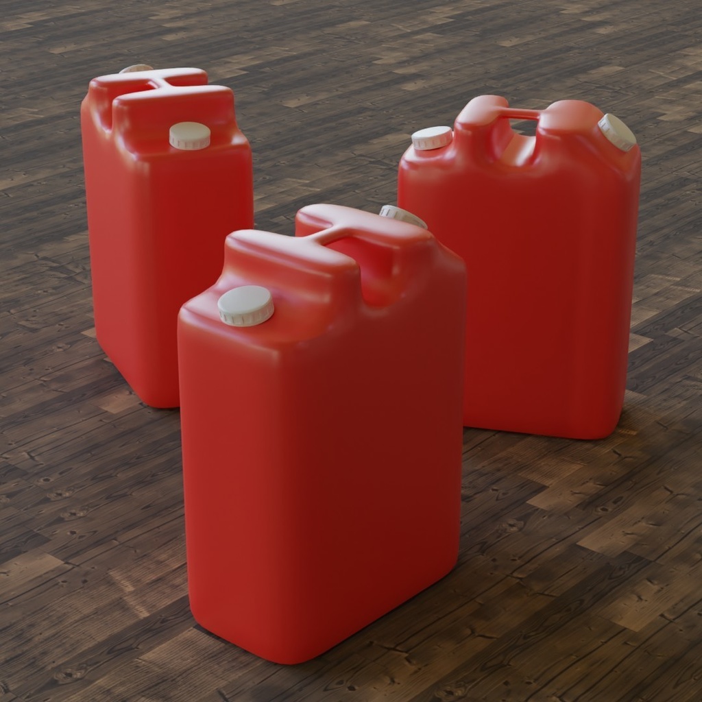 【3D素材_fbx】ポリタンク