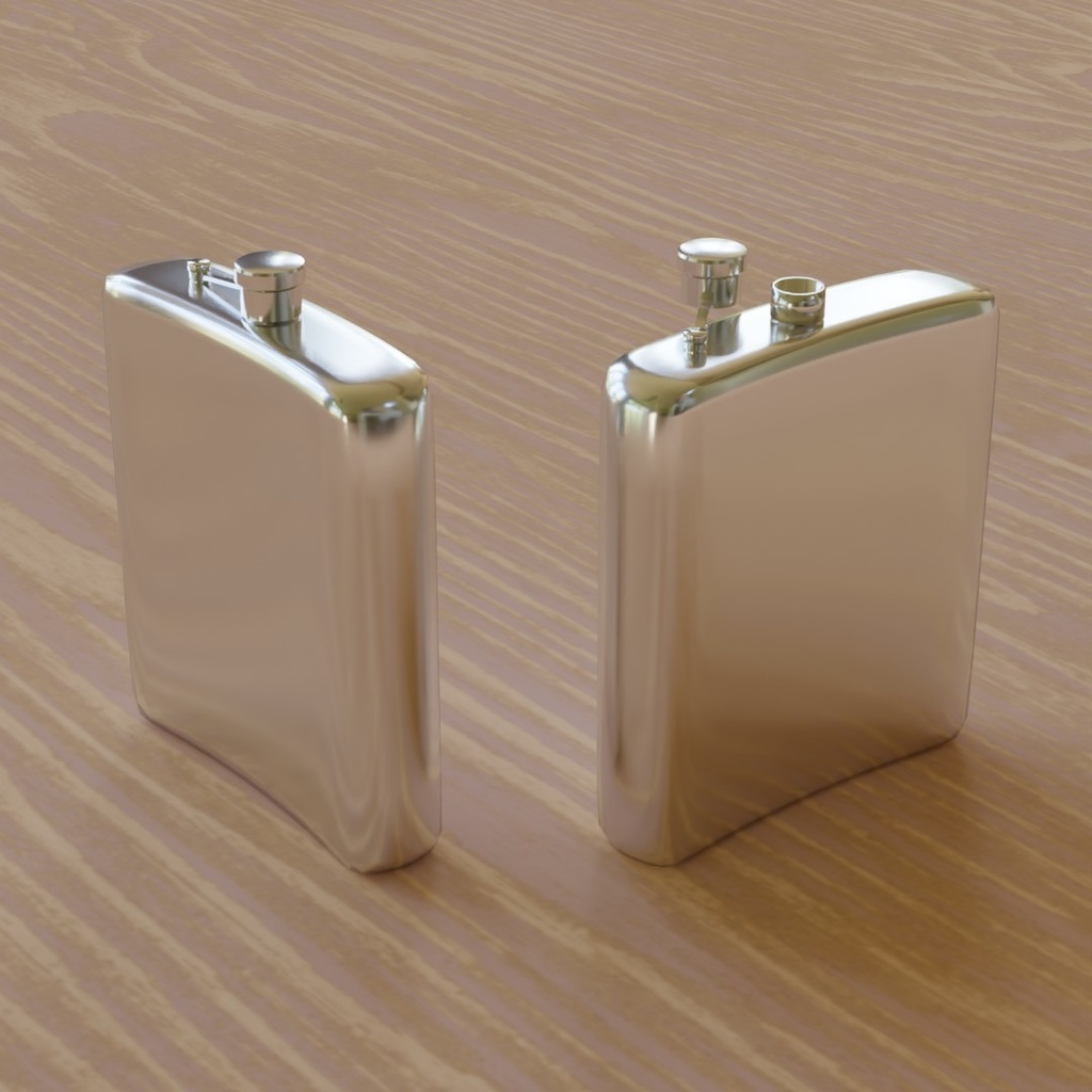 【3D素材_fbx】スキットル