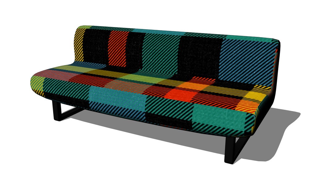 【3D素材_fbx】ソファ