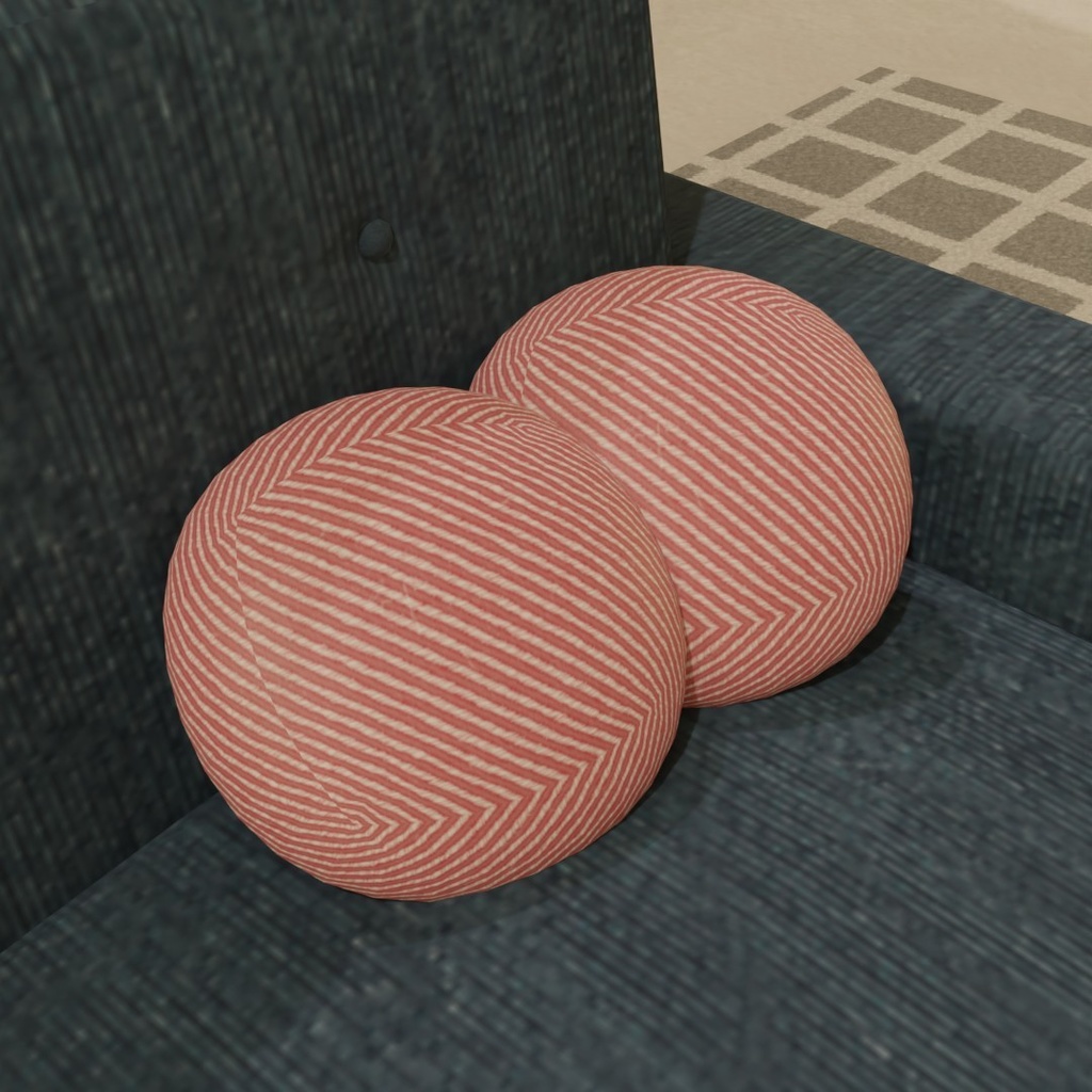 【3D素材_fbx】クッション