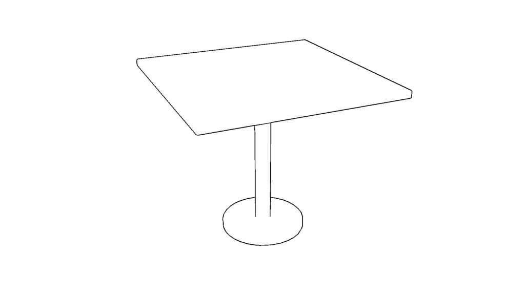 【3D素材_fbx】テーブル