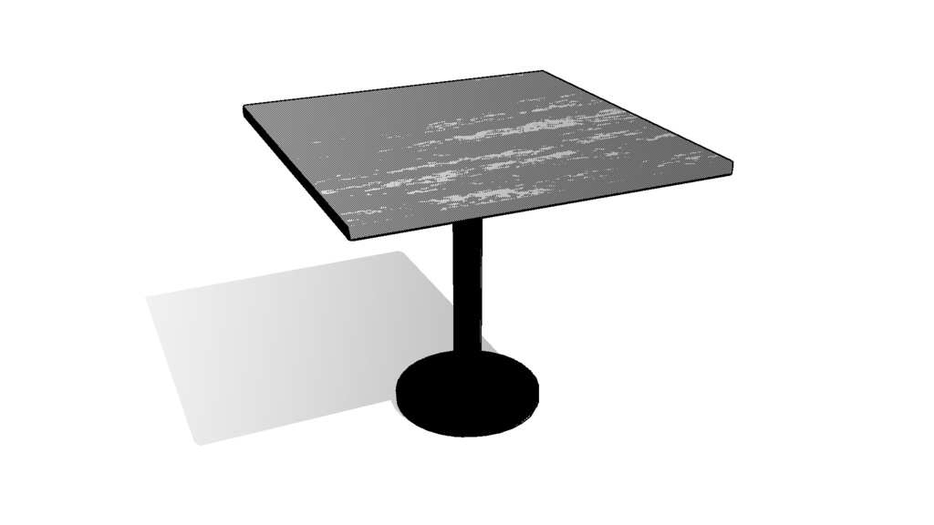 【3D素材_fbx】テーブル