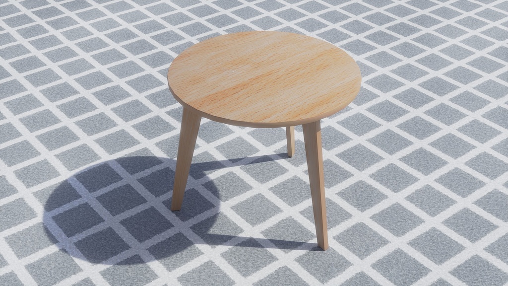 【3D素材_fbx】テーブル