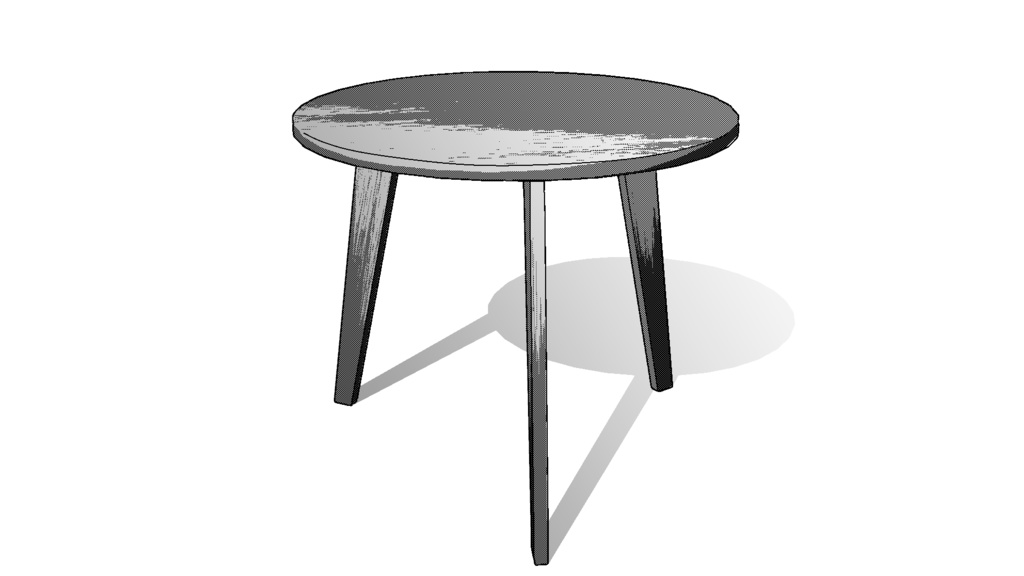 【3D素材_fbx】テーブル