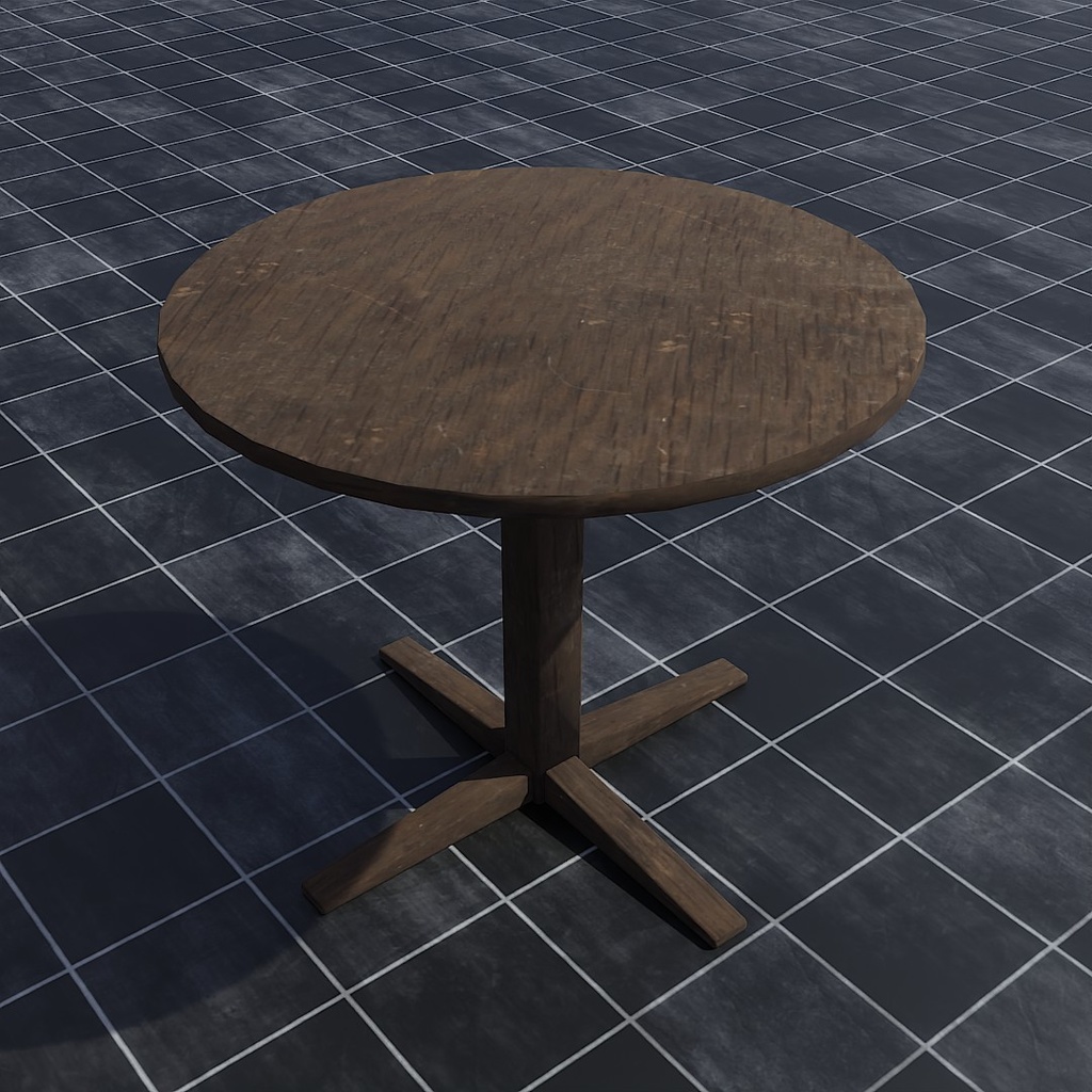 【3D素材_fbx】テーブル