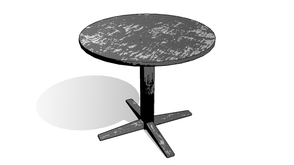 【3D素材_fbx】テーブル