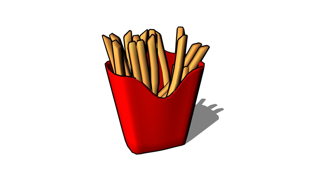 【3D素材_fbx】ポテト