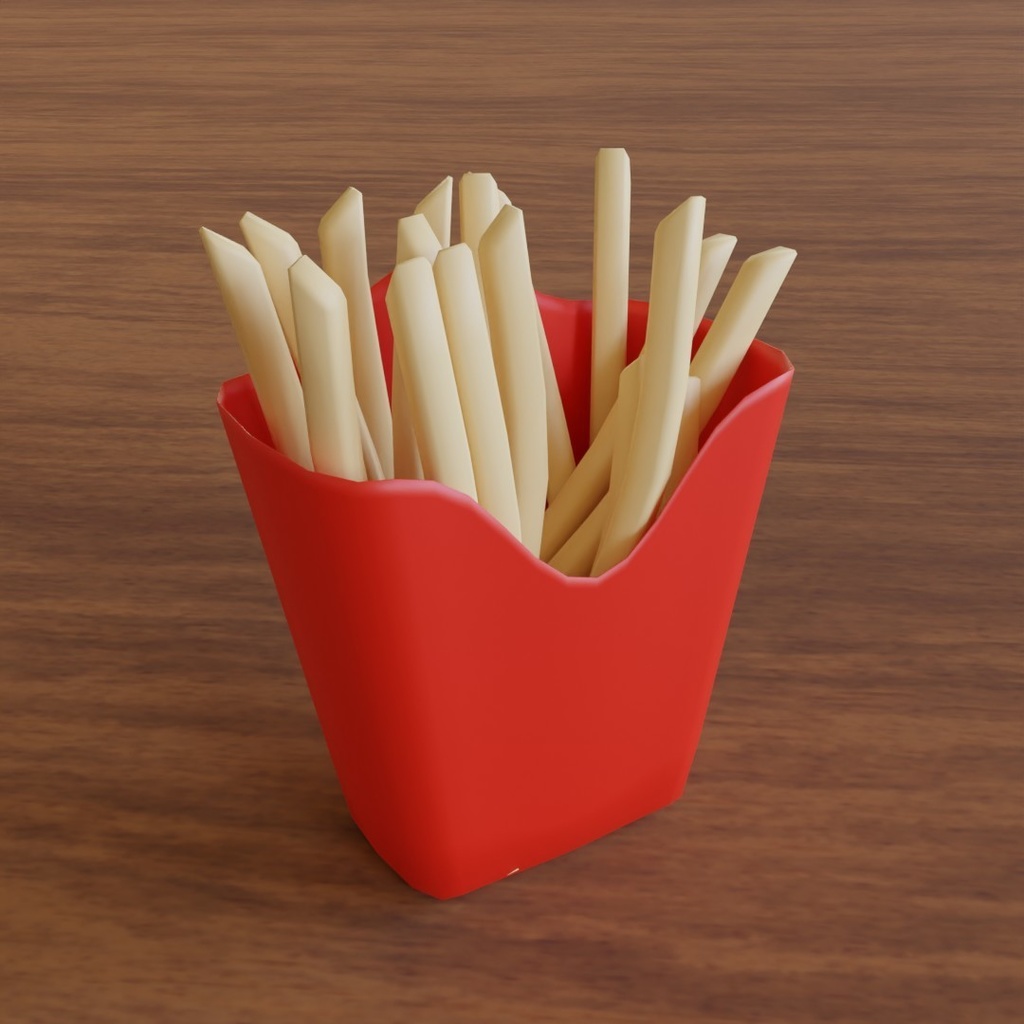 【3D素材_fbx】ポテト