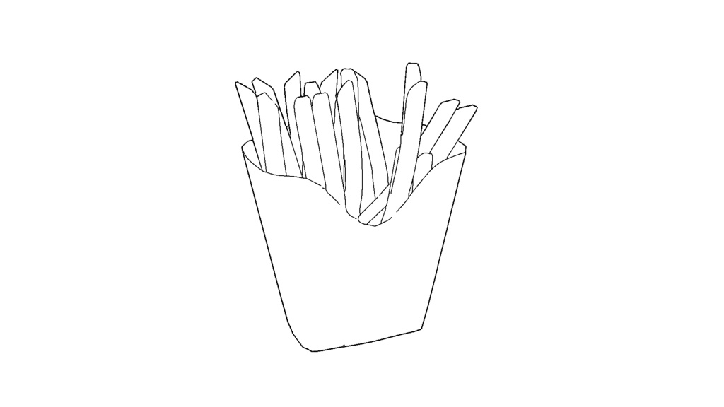 【3D素材_fbx】ポテト