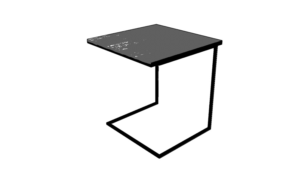 【3D素材_fbx】サイドテーブル