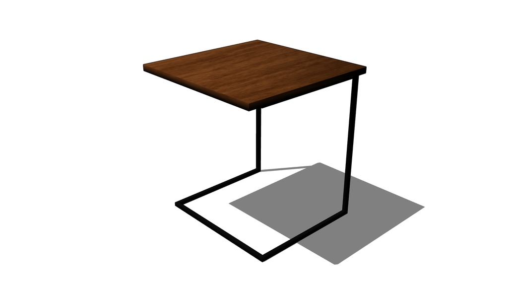 【3D素材_fbx】サイドテーブル