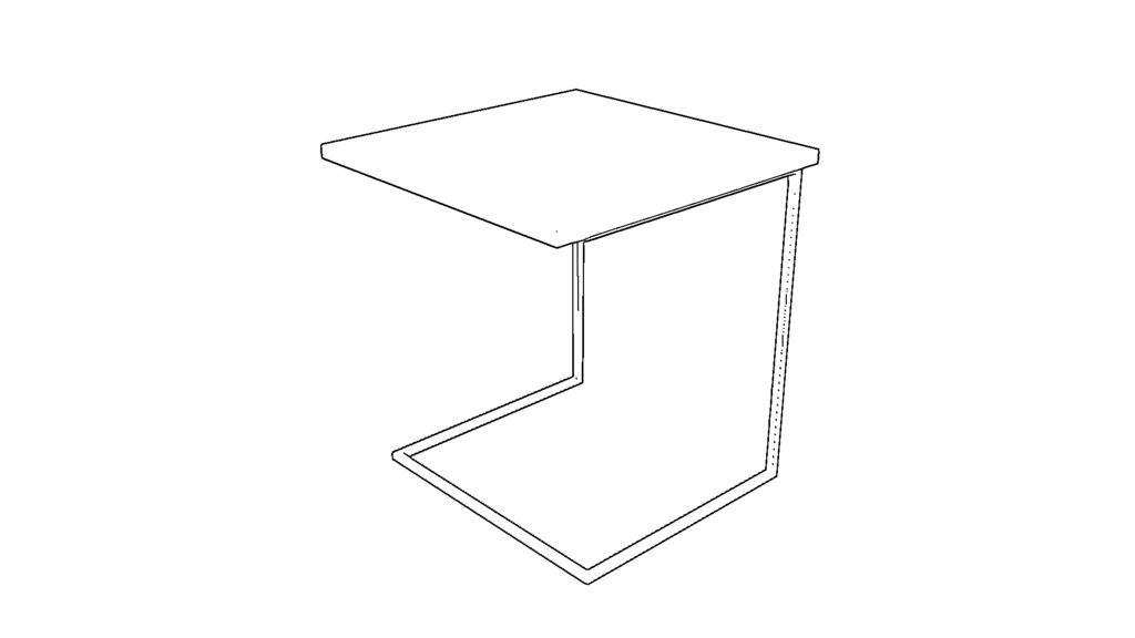 【3D素材_fbx】サイドテーブル