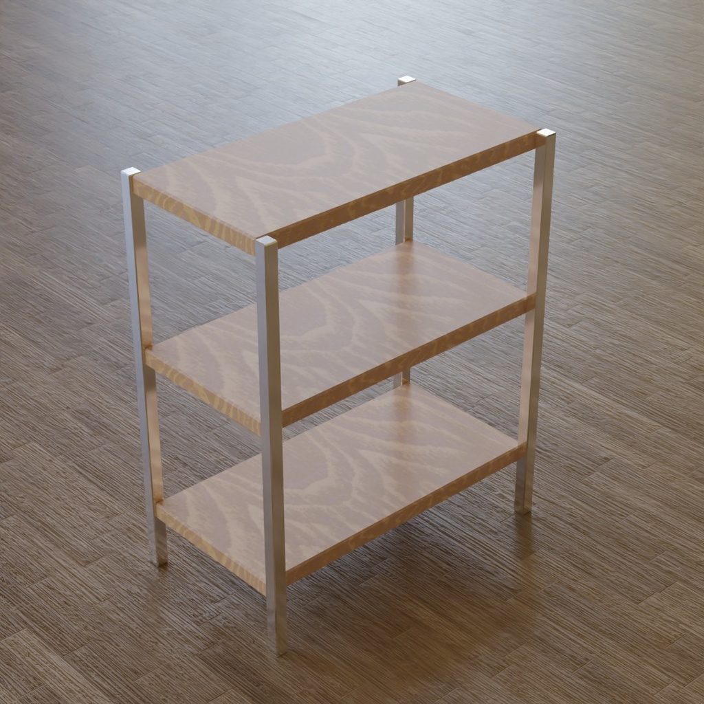 【3D素材_fbx】小棚