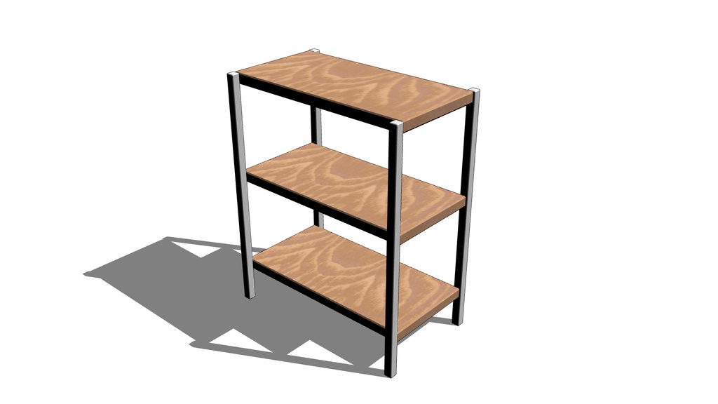 【3D素材_fbx】小棚