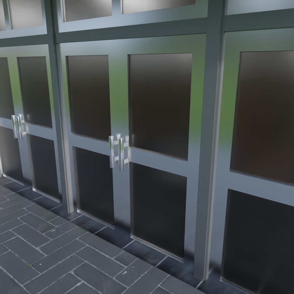 【3D素材_fbx】ドア