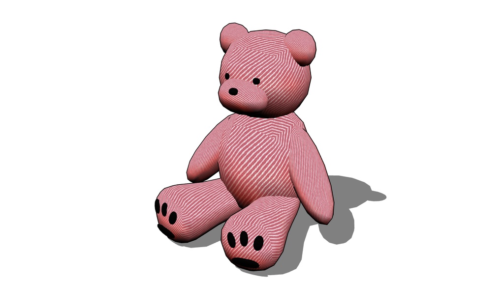 【3D素材_fbx】ぬいぐるみ