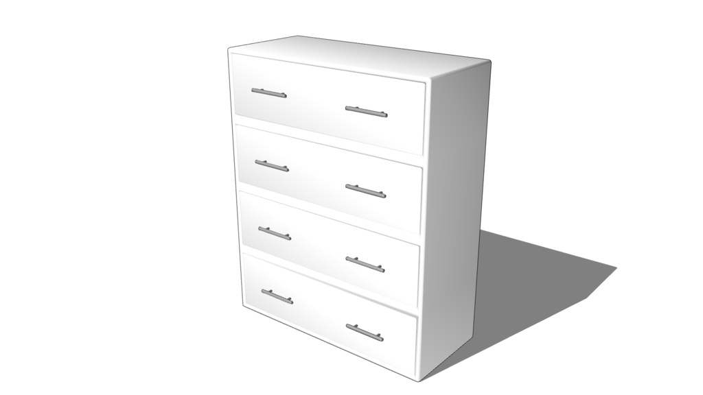 【3D素材_fbx】タンス