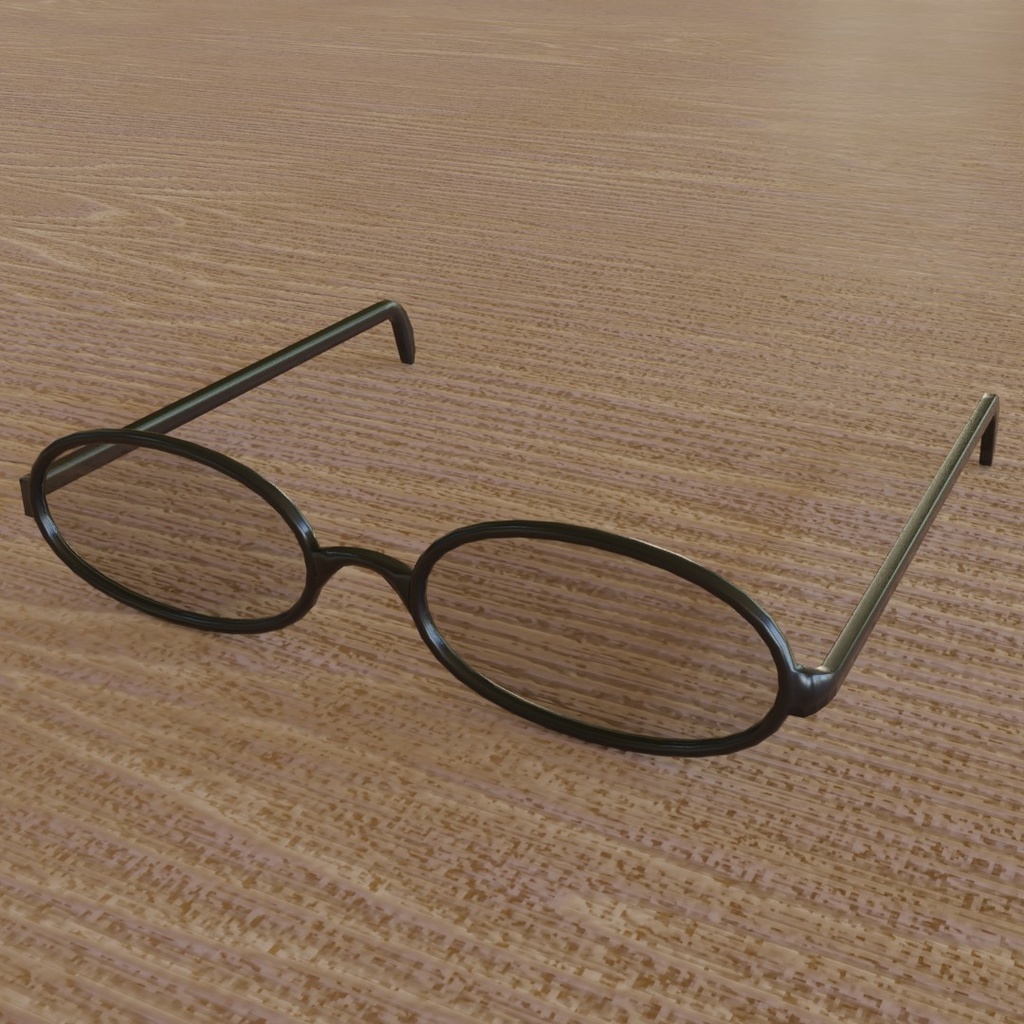 【3D素材_fbx】メガネ