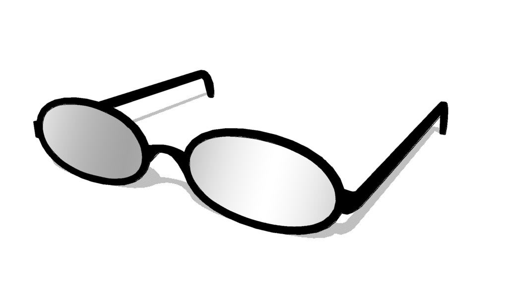 【3D素材_fbx】メガネ