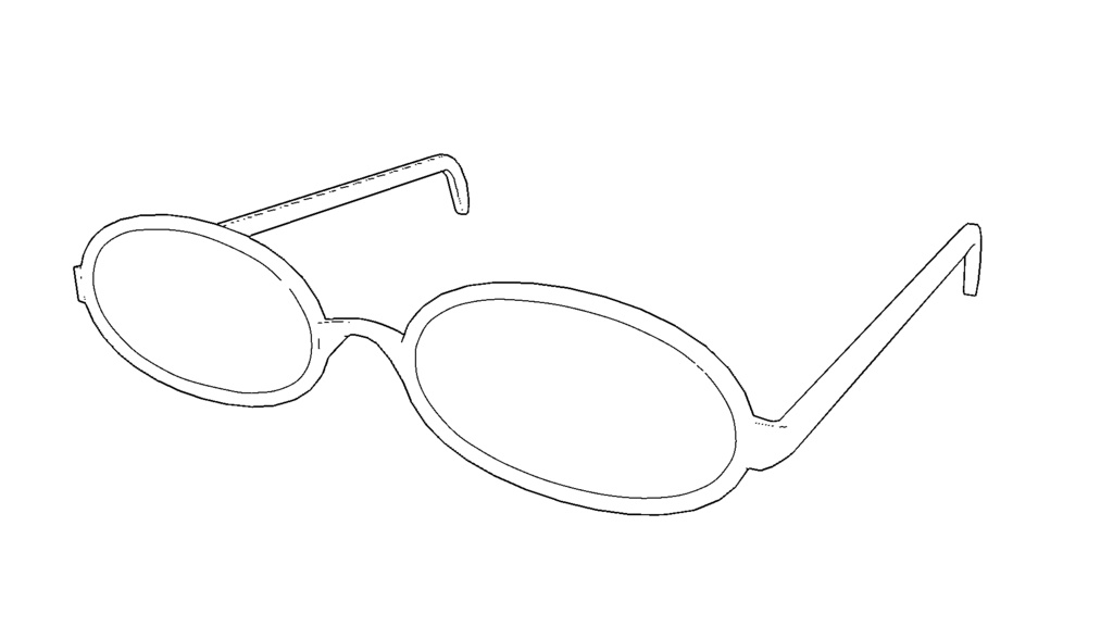 【3D素材_fbx】メガネ