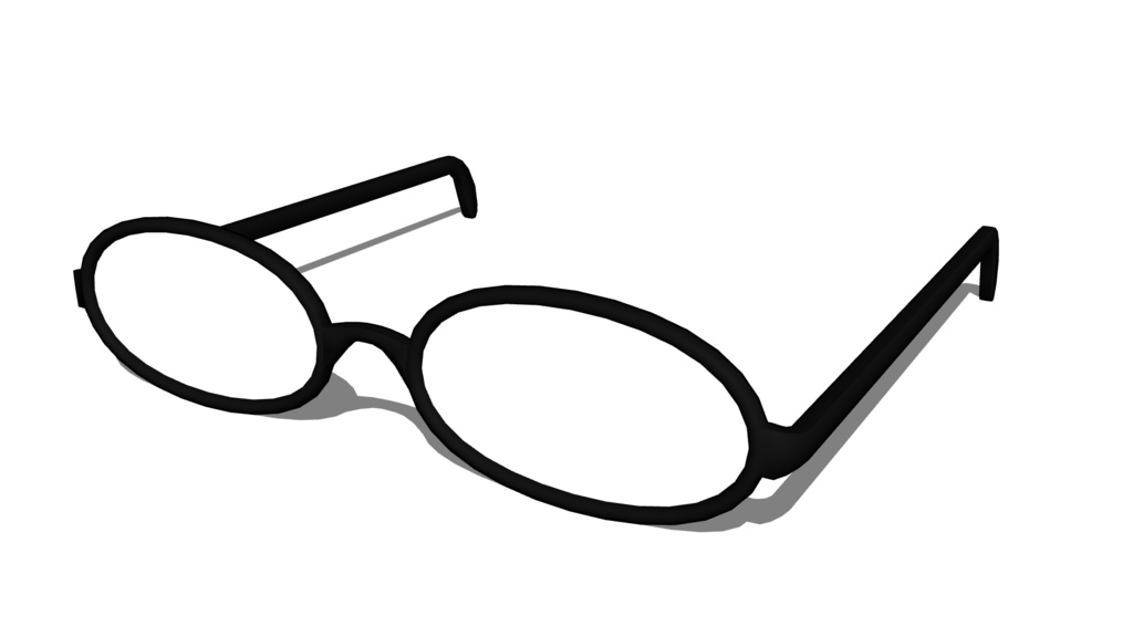 【3D素材_fbx】メガネ