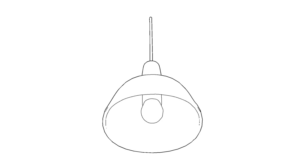 【3D素材_fbx】シーリングライト