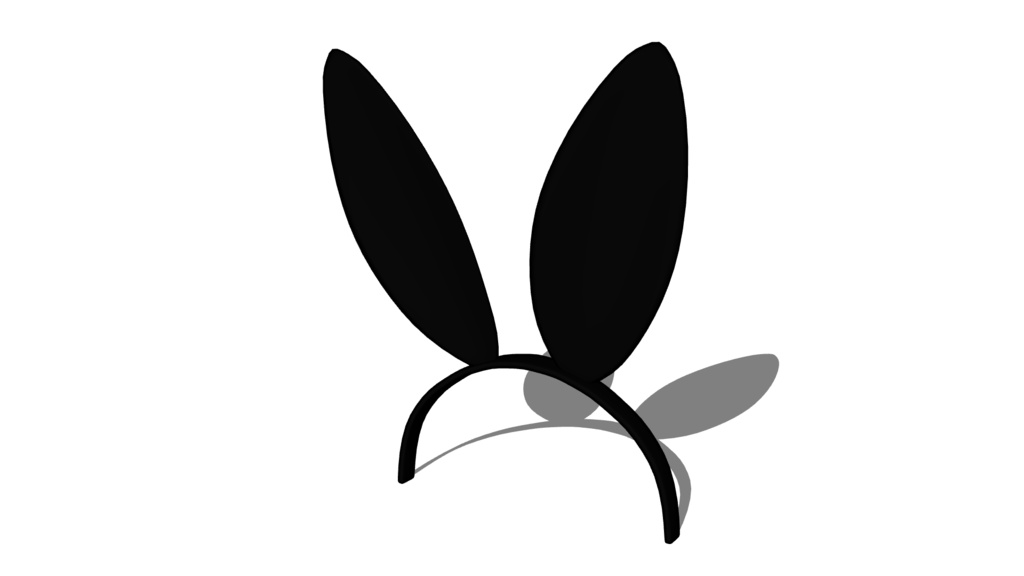 【3D素材_fbx】バニーカチューシャ