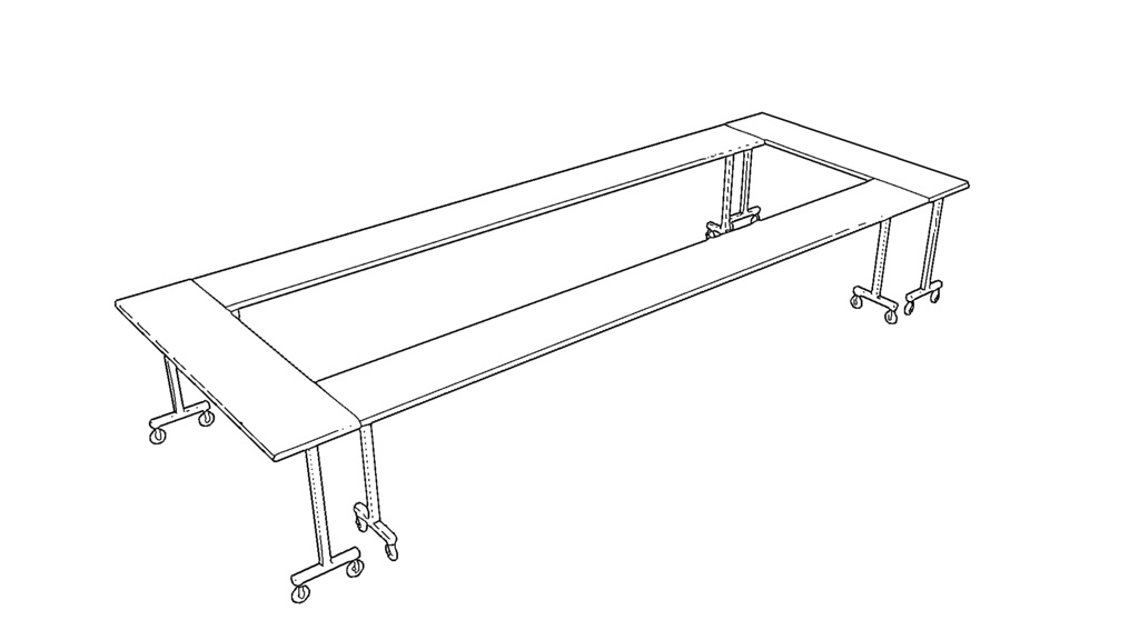 【3D素材_fbx】会議室用テーブル