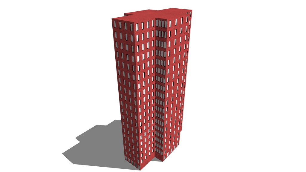 【3D素材_fbx】ビル