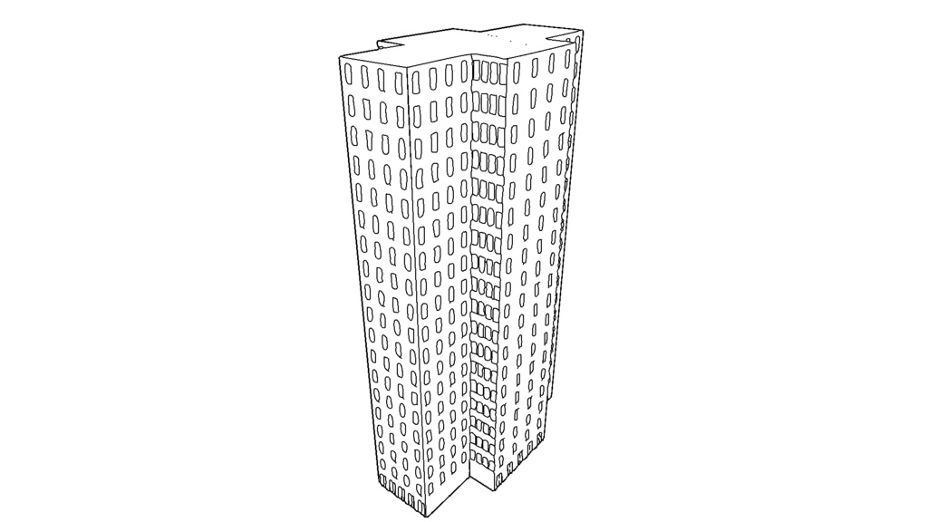 【3D素材_fbx】ビル